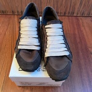 Pedro Garcia Cristina off black satin size 40